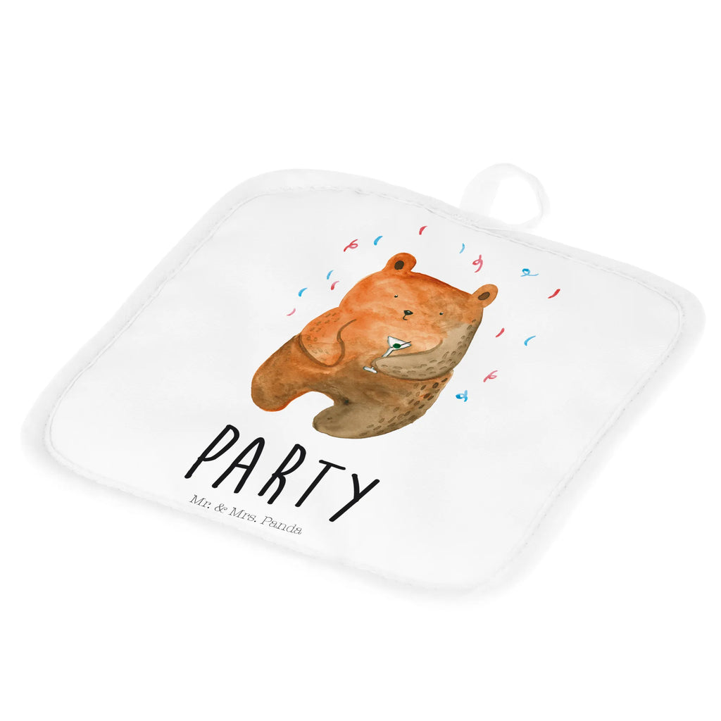 2er Set Topflappen  Bär Party Topflappenset, Topflappen Set, Topflappen 2er Set, Topflappen, 2er Set Topflappen, topfhalter, Topfuntersetzer, Topfhandschuhe, Bär, Teddy, Teddybär, Lustig, Geschenk, Abfeiern, Mitbringsel, Party, Geburtstag, Geburtstagsgeschenk, Feiern, Gute Laune