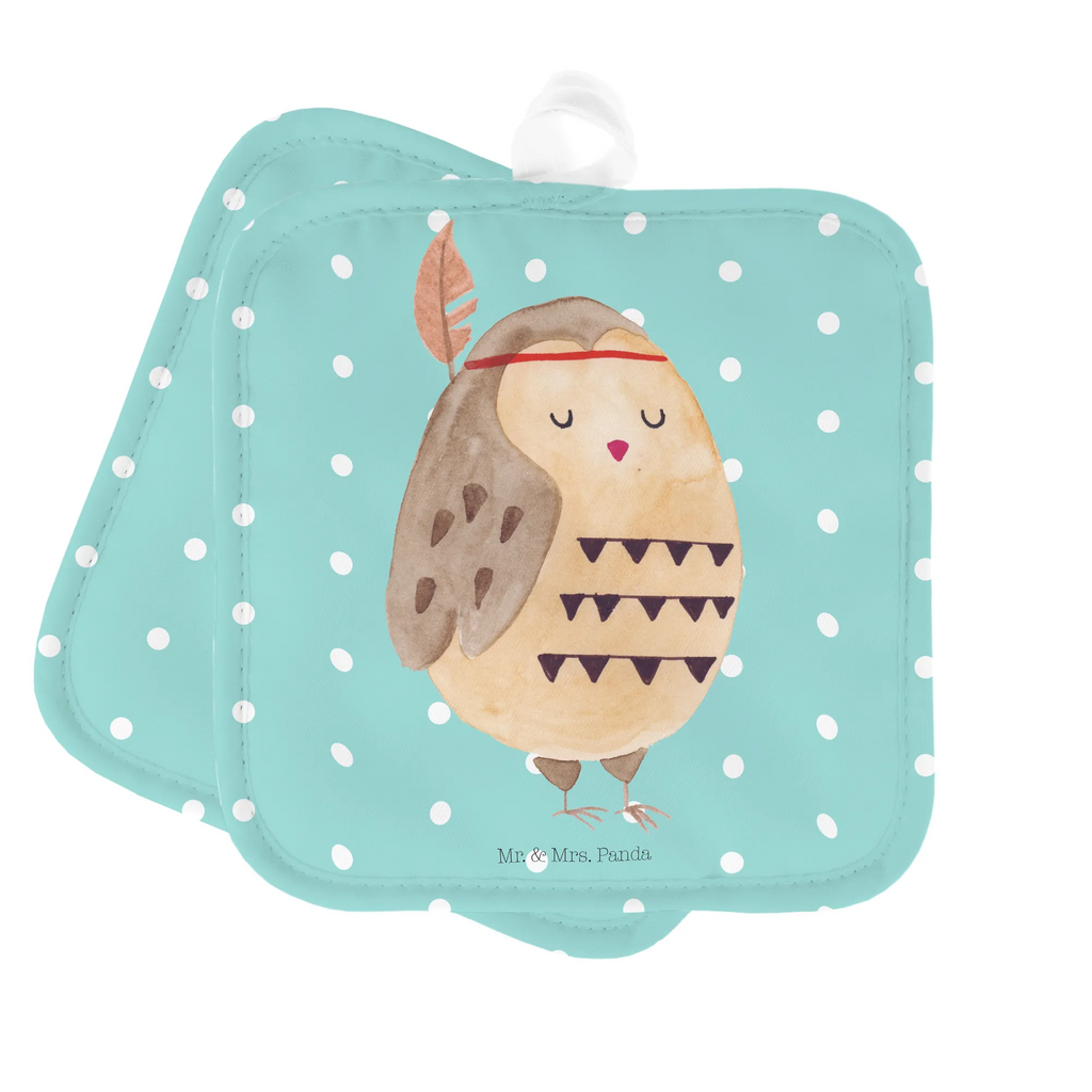 2er Set Topflappen  Eule Federschmuck 2er Set Topflappen, Topfuntersetzer, Topflappen 2er Set, topfhalter, Topfhandschuhe, Topflappenset, Topflappen Set, Topflappen, Eule, Eule Deko, Federschmuck, Dekoration, Reisespruch, Das Leben Ist Ein Abenteuer, Owl