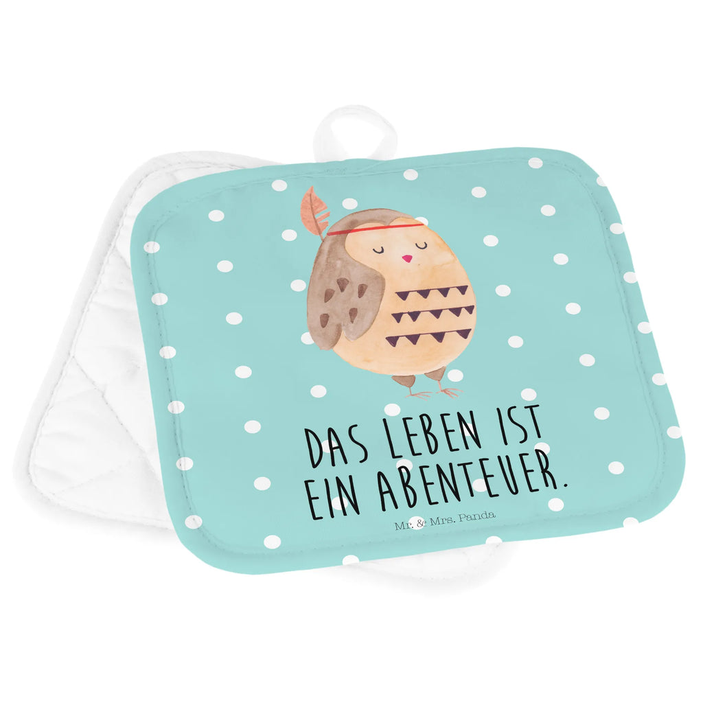 2er Set Topflappen  Eule Federschmuck 2er Set Topflappen, Topfuntersetzer, Topflappen 2er Set, topfhalter, Topfhandschuhe, Topflappenset, Topflappen Set, Topflappen, Eule, Eule Deko, Federschmuck, Dekoration, Reisespruch, Das Leben Ist Ein Abenteuer, Owl