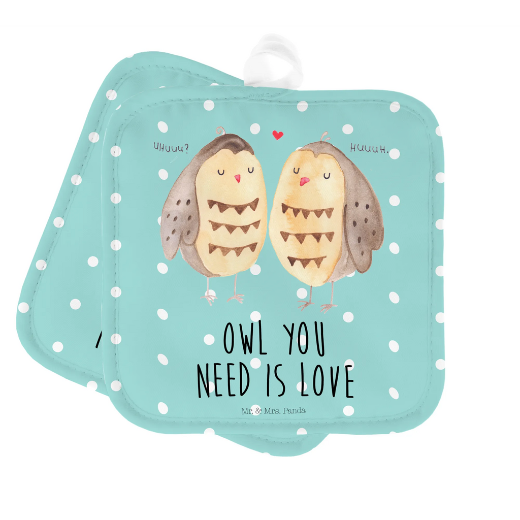 Pot holder owls Love Topflappenset, Topflappen Set, Topfuntersetzer, Topfhandschuh, Topflappen lustig, Topflappen 2er Set, Ofenhandschuh, Ofenhandschuhe, Topflappen, Topfhandschuhe, Topflappen mit Spruch, Schöne Topflappen, Eule, Liebe Spruch, Hochzeit Spruch, Liebe, Eule Deko, Freundin Geschenk, Freund, All you need is love, Owl, Wortspiel lustig