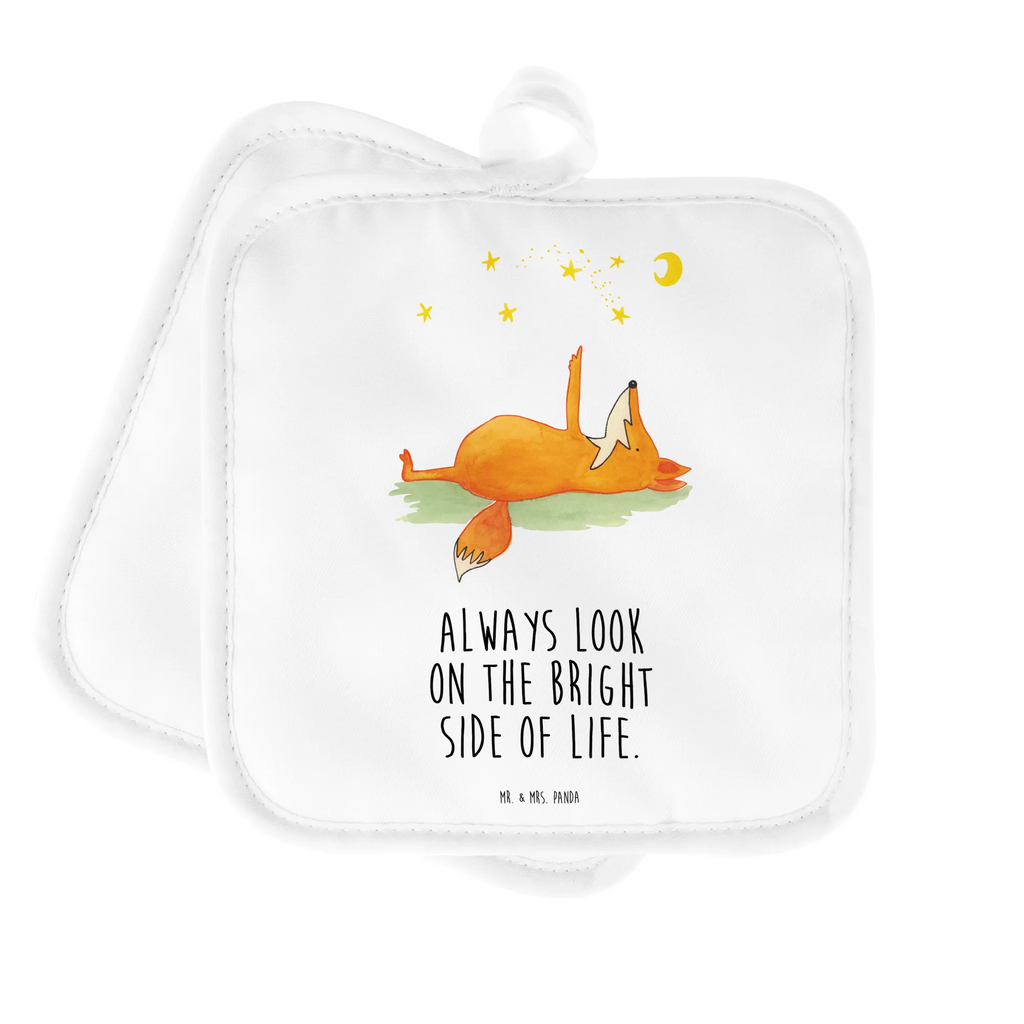 2er Set Topflappen  Fuchs Sterne Ofenhandschuh, Ofenhandschuhe, Topfhandschuhe, Schöne Topflappen, Topflappenset, Topflappen, Topfuntersetzer, Topflappen Set, Topflappen lustig, Topflappen mit Spruch, Topflappen 2er Set, Topfhandschuh, Fuchs, Spruch positiv, Always Look on the Bright Side of Life, tröstende Worte, Romantik, Spruch schön, Füchse