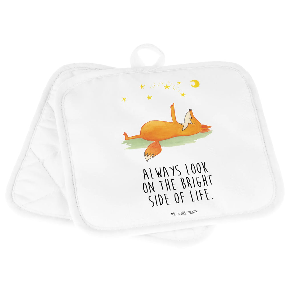 2er Set Topflappen  Fuchs Sterne Ofenhandschuh, Ofenhandschuhe, Topfhandschuhe, Schöne Topflappen, Topflappenset, Topflappen, Topfuntersetzer, Topflappen Set, Topflappen lustig, Topflappen mit Spruch, Topflappen 2er Set, Topfhandschuh, Fuchs, Spruch positiv, Always Look on the Bright Side of Life, tröstende Worte, Romantik, Spruch schön, Füchse