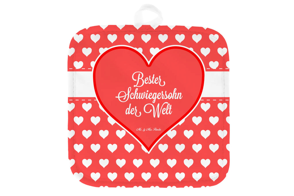2er Set Topflappen  Schwiegersohn Topflappen, Topfhandschuhe, Topflappen 2er Set, Topflappen Set, Topfuntersetzer, Ofenhandschuh, Topflappen mit Spruch, Ofenhandschuhe, Schöne Topflappen, Topfhandschuh, Topflappen lustig, Topflappenset, Herz Liebe Verliebt Dankeschön Geburtstag Bester Beste Bedanken