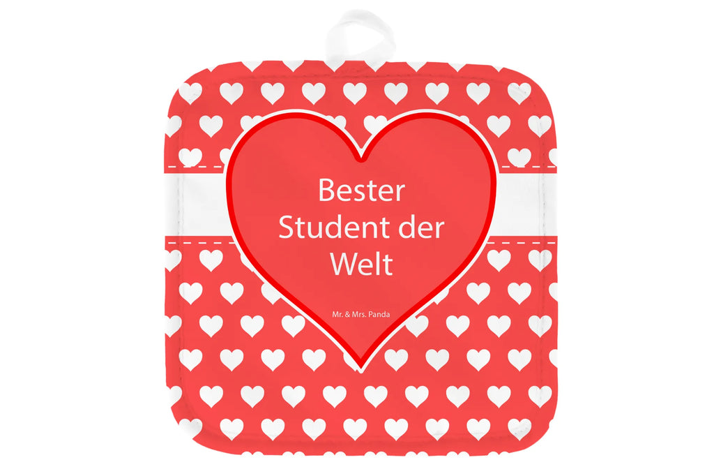 2er Set Topflappen  Student 2er Set Topflappen, topfhalter, Topfuntersetzer, Topflappen 2er Set, Topflappen Set, Topflappen, Topflappenset, Topfhandschuhe, Herz Liebe Verliebt Dankeschön Geburtstag Bester Beste Bedanken