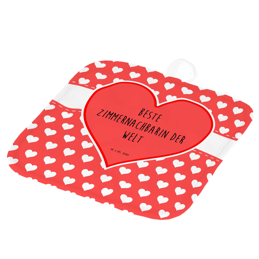 2er Set Topflappen  Zimmernachbarin Topfuntersetzer, Topfhandschuhe, Schöne Topflappen, Topflappen Set, Ofenhandschuh, Topflappen mit Spruch, Topflappenset, Ofenhandschuhe, Topfhandschuh, Topflappen, Topflappen lustig, Topflappen 2er Set, Herz Liebe Verliebt Dankeschön Geburtstag Bester Beste Bedanken