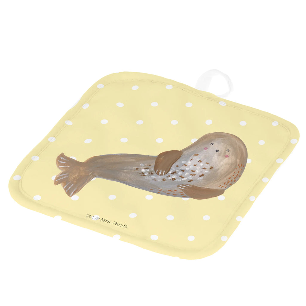 2er Set Topflappen  Robbe Lachen Topflappen Set, Topflappen 2er Set, Topflappen, Topfhandschuhe, 2er Set Topflappen, topfhalter, Topflappenset, Topfuntersetzer, Gute Laune, Tiermotive, Tiere, Lustige Sprüche, Seehund, Strand, Nordsee, Meerestier, Ostsee, Robben, Robbe