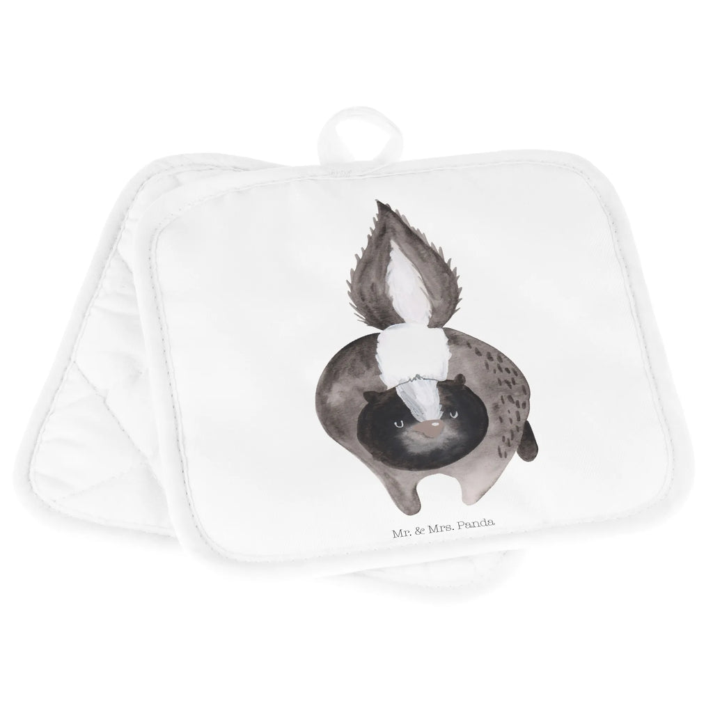 2-elementowy zestaw podkładek pod garnki skunks atak Stinktier, Skunk