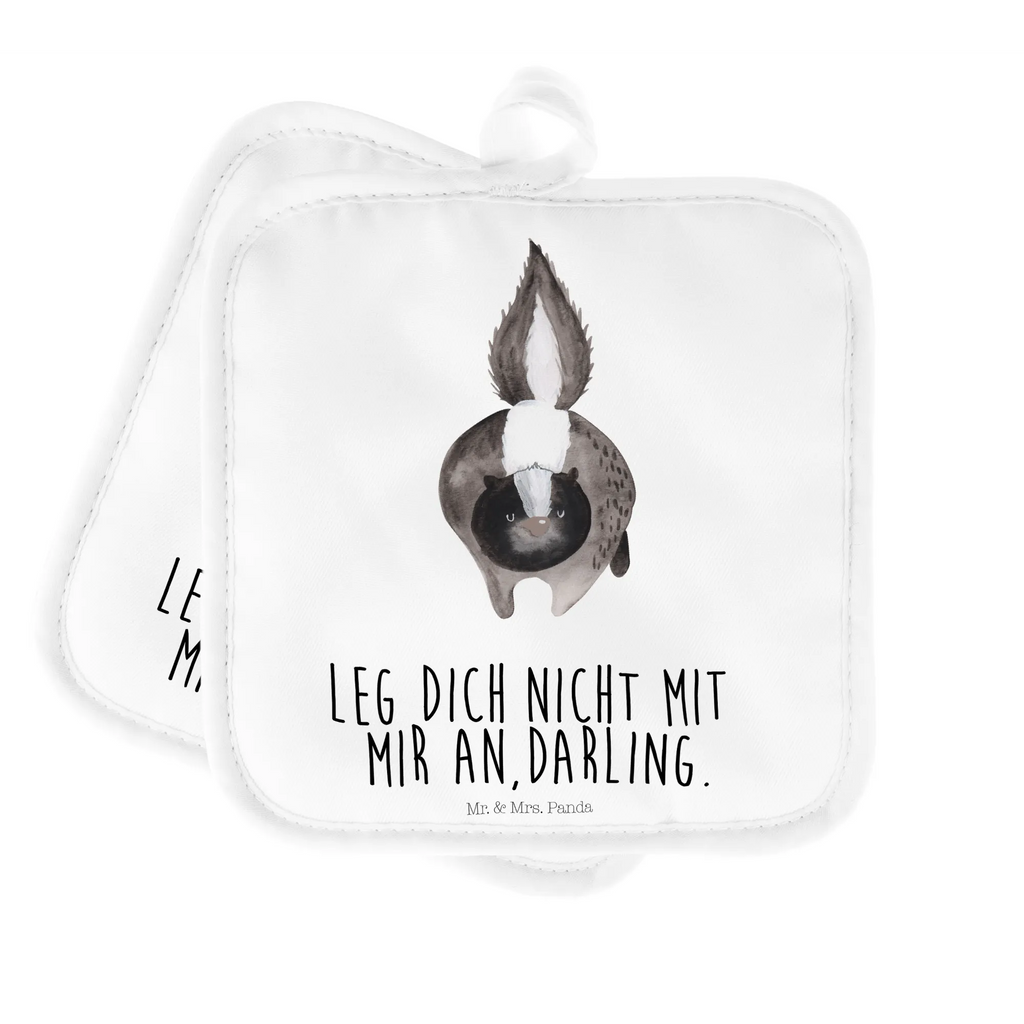 2-elementowy zestaw podkładek pod garnki skunks atak Stinktier, Skunk