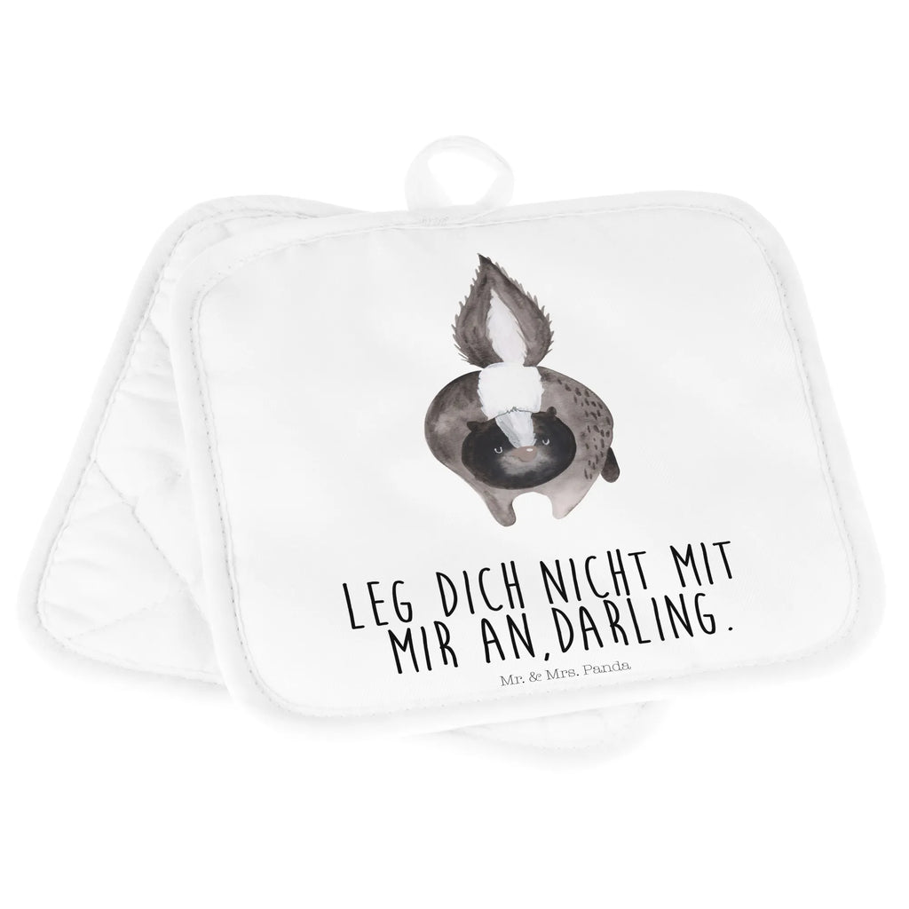 2-elementowy zestaw podkładek pod garnki skunks atak Stinktier, Skunk