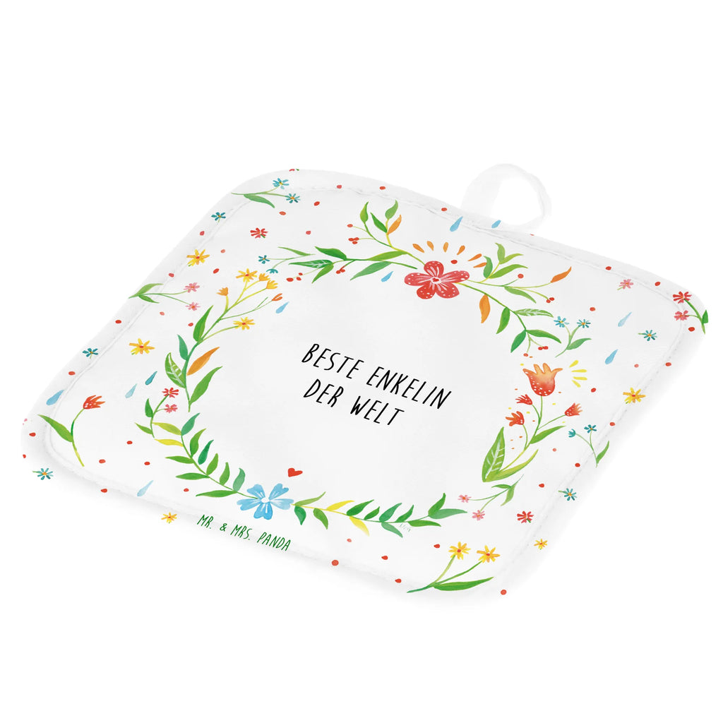 Pot holder Enkelin potholders, oven glove, oven mitts, kitchen, set, cooking, baking, gloves, oven cloth set, flower love sea of flowers flower meadow