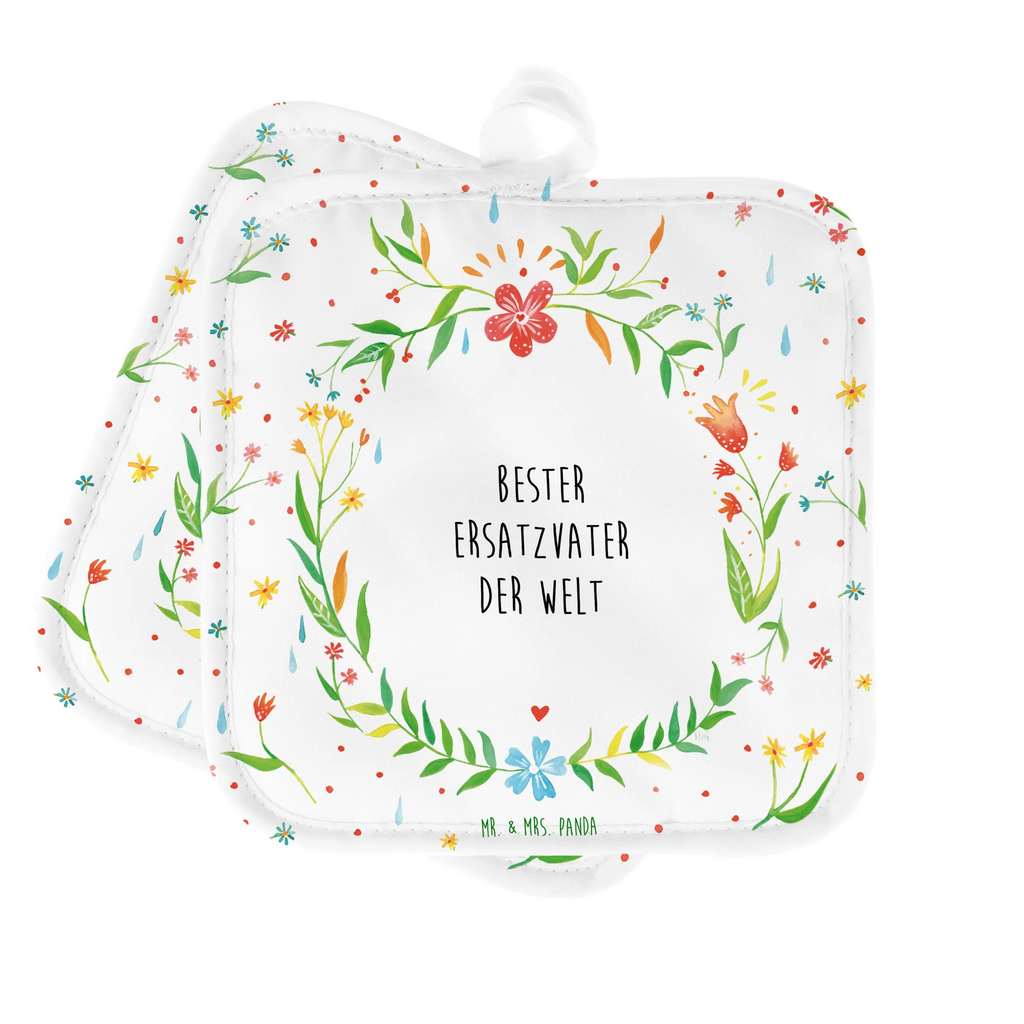 2-elementowy zestaw podkładek pod garnki Ersatzvater Ofenhandschuh, Topfuntersetzer, Topflappen lustig, Schöne Topflappen, Topflappen 2er Set, Topflappen, Topflappenset, Ofenhandschuhe, Topfhandschuhe, Topflappen Set, Topfhandschuh, Topflappen mit Spruch, Geschenk