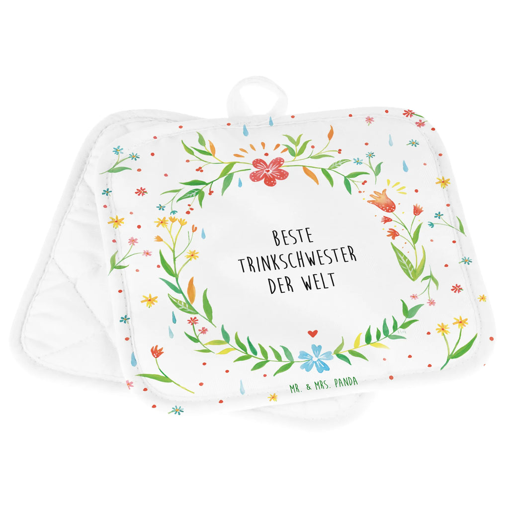2er Set Topflappen  Design Frame Barfuß Wiese Trinkschwester Topflappen 2er Set, Ofenhandschuh, Topflappen Set, Schöne Topflappen, Topflappen, Topfuntersetzer, Topflappen lustig, Topflappen mit Spruch, Topfhandschuh, Topfhandschuhe, Ofenhandschuhe, Topflappenset, Geschenk