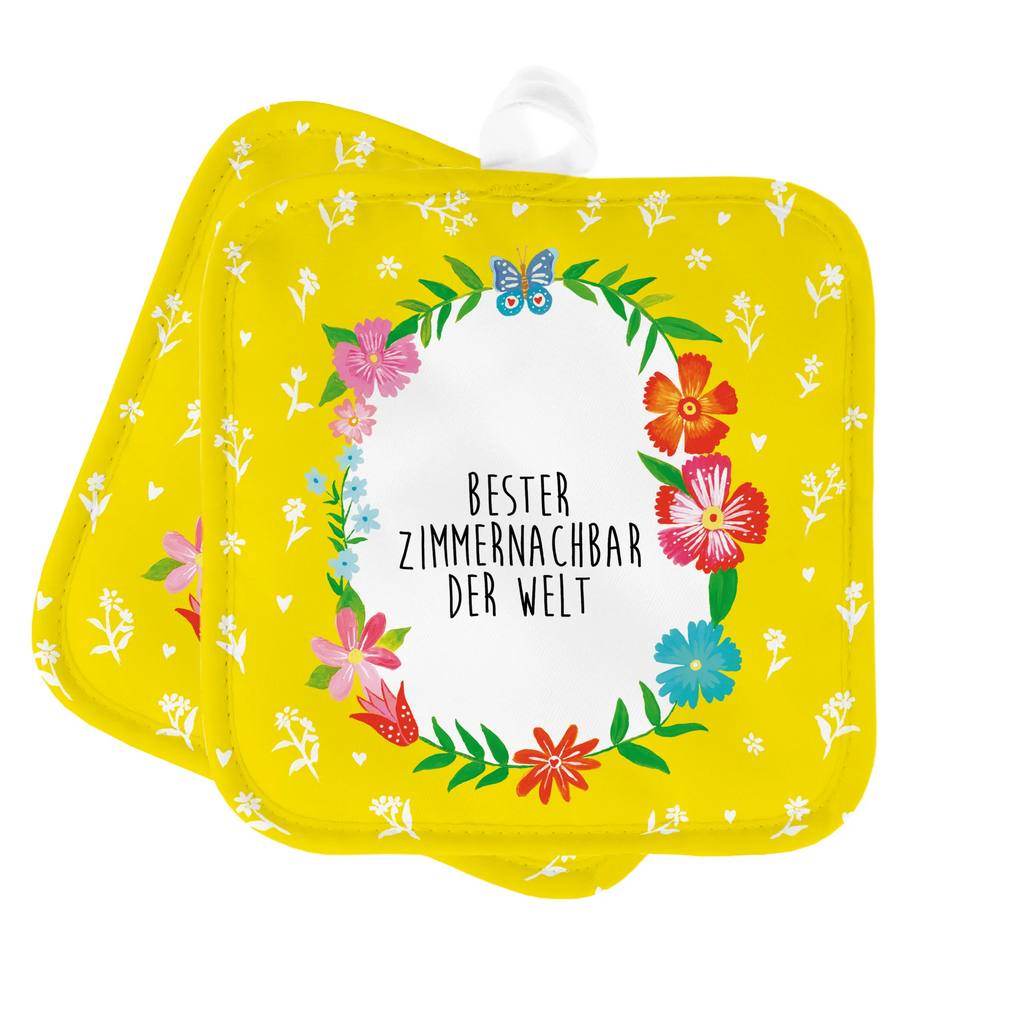 Pot holder Zimmernachbar Topflappen, Topflappen Set, Ofenhandschuh, Topflappenset, Topflappen 2er Set, Ofenhandschuhe, Topfhandschuhe, Topfhandschuh, Schöne Topflappen, Topflappen lustig, Topfuntersetzer, Topflappen mit Spruch, Geschenk