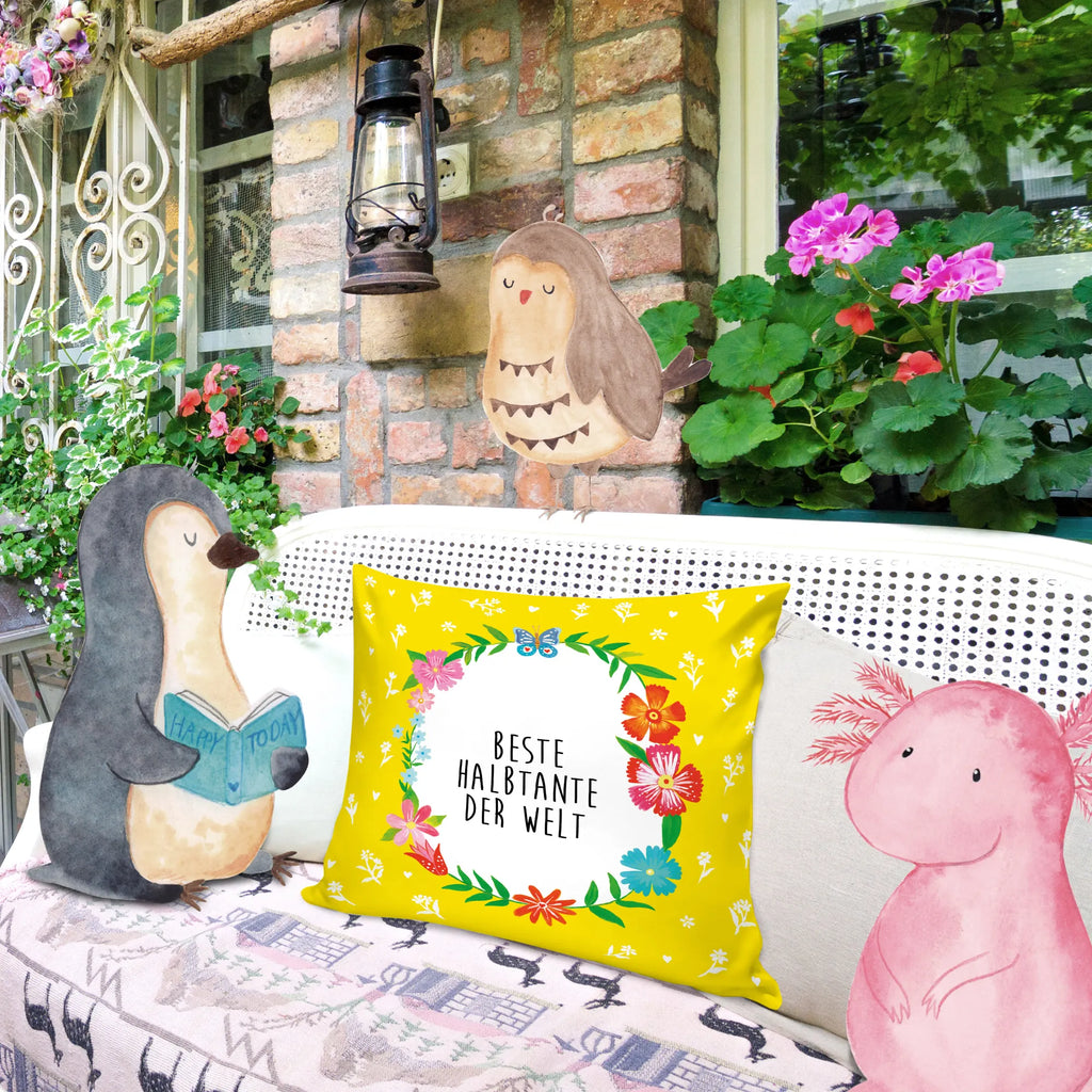 Cushion Halbtante 40 x 40, settee, bedroom, 40x40, fluffy, pad, Pillow, pillows, pillow case, couch, cushion, bed, sofa, soft, Flowers Love Flower