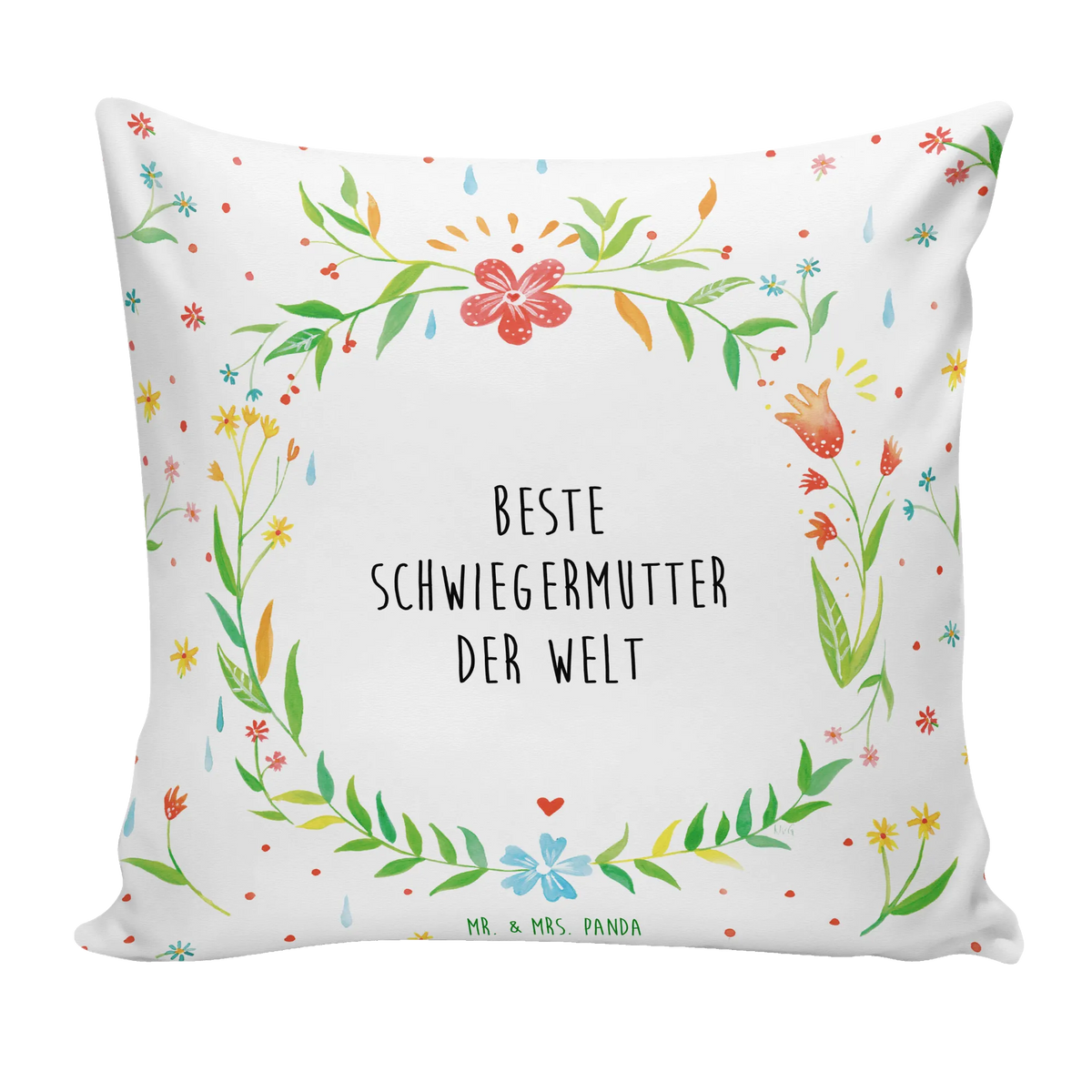 Cushion Schwiegermutter cushion, 40x40, pillow case, sofa, bedroom, couch, fluffy, bed, pad, soft, 40 x 40, settee, Pillow, pillows, flower love sea of flowers flower meadow