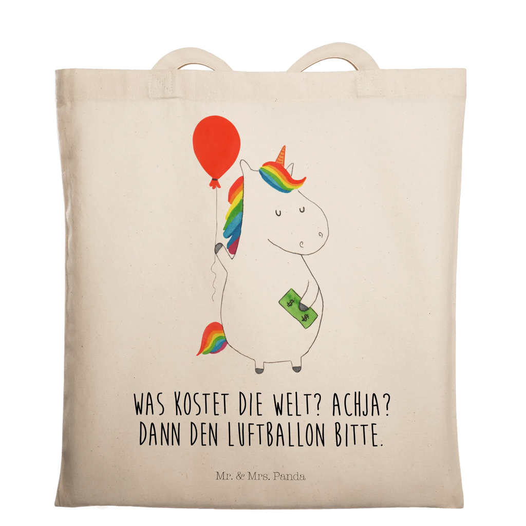 Torba Jednorożec Balon Beutel, Einkaufstasche, Schultertasche, Stofftasche, Umhängetasche, Beuteltasche, Strandtasche, Tasche, Einkaufstüte, Shopper, Tragetasche, Laptoptasche, Jutetasche, Badetasche, Stoffbeutel, Jutebeutel, Einhorn, Einhörner, Einhorn Deko, Unicorn, Geschenk, Luftballon, Geld, Lebenslust, Freude, Freundin