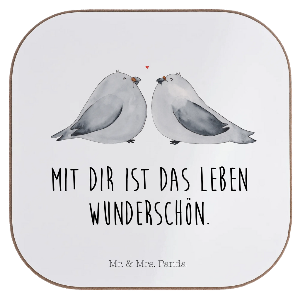 Square coaster Turtledoves in love Getränkeuntersetzer, Bierdeckel, Untersetzer Holz, Untersetzer Gläser, Untersetzer Design, Untersetzer für Gläser, Glasuntersetzer, Tassen Untersetzer, Untersetzer, Untersetzer aus Holz, Korkuntersetzer, Holzuntersetzer, Liebe, Partner, Freund, Freundin, Ehemann, Ehefrau, Heiraten, Verlobung, Heiratsantrag, Liebesgeschenk, Jahrestag, Hocheitstag, Turteltauben, Tauben, Hochzeitstag, Verheiratet, Verlobt, Geschenk Hochzeit, Geschenk Freundin, Verliebt, Liebesbeweis, Turteltäubchen, Geschenk Freund