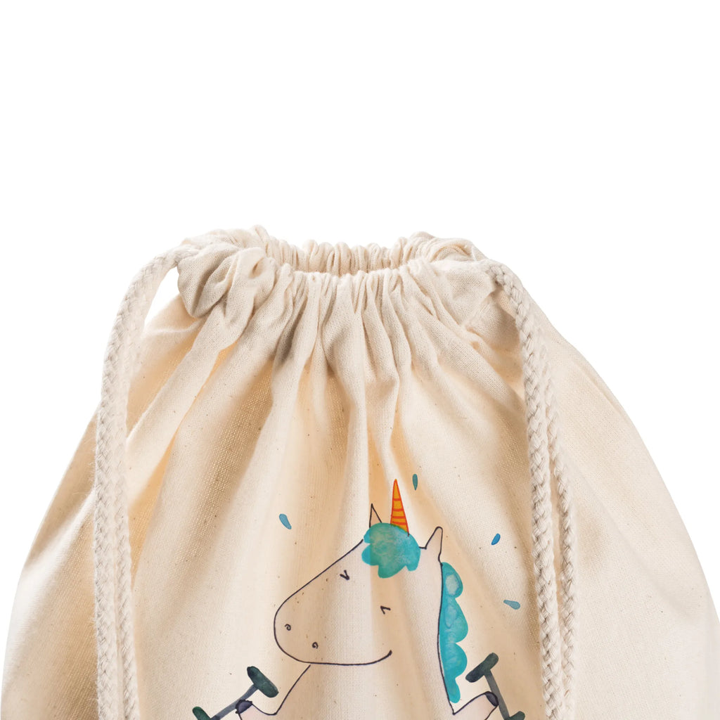 Drawstring bag unicorn fitness gym bag, jute bag, bag, carrier bag, sports bag, hipster, unicorn, unicorns, Gym, Sixpack, Dieting, Unicorns, Diet, model, English, Sports, Fitnessstudio, Fitness, Unicorn