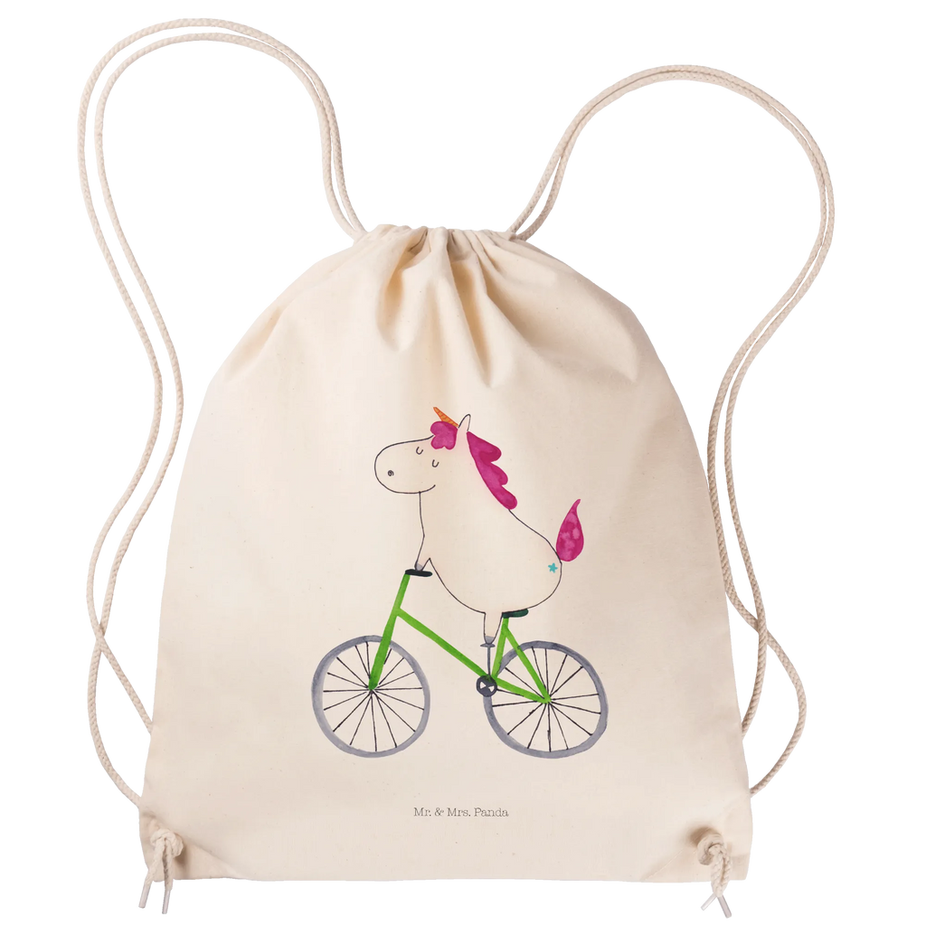 Drawstring bag unicorn cyclist jute bag, sports bag, bag, gym bag, carrier bag, hipster, unicorn, unicorns, confetti, bike, luxury problem, fairy dust, grief, present, wheel, love affliction, cycling, cyclist gift