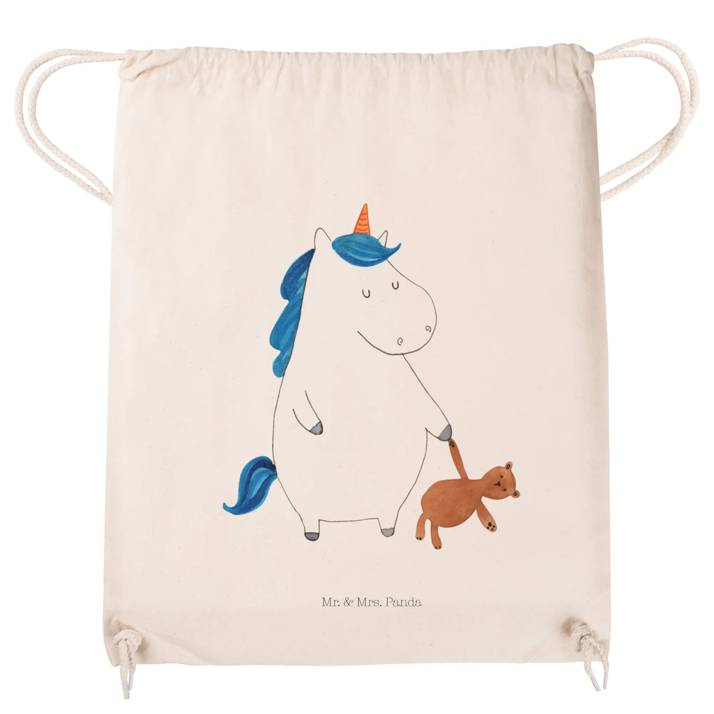 Drawstring bag unicorn teddy gym bag, sports bag, hipster, jute bag, bag, carrier bag, unicorn, unicorns, child present, sleep, bed, single life, child gift, Unicorn, single, dreaming, good night, girlfriend, sweet