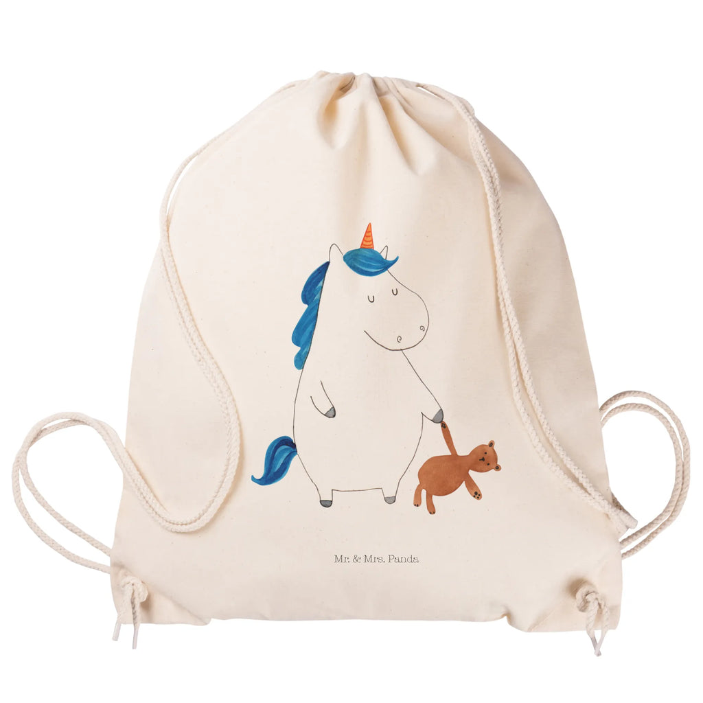 Drawstring bag unicorn teddy gym bag, sports bag, hipster, jute bag, bag, carrier bag, unicorn, unicorns, child present, sleep, bed, single life, child gift, Unicorn, single, dreaming, good night, girlfriend, sweet