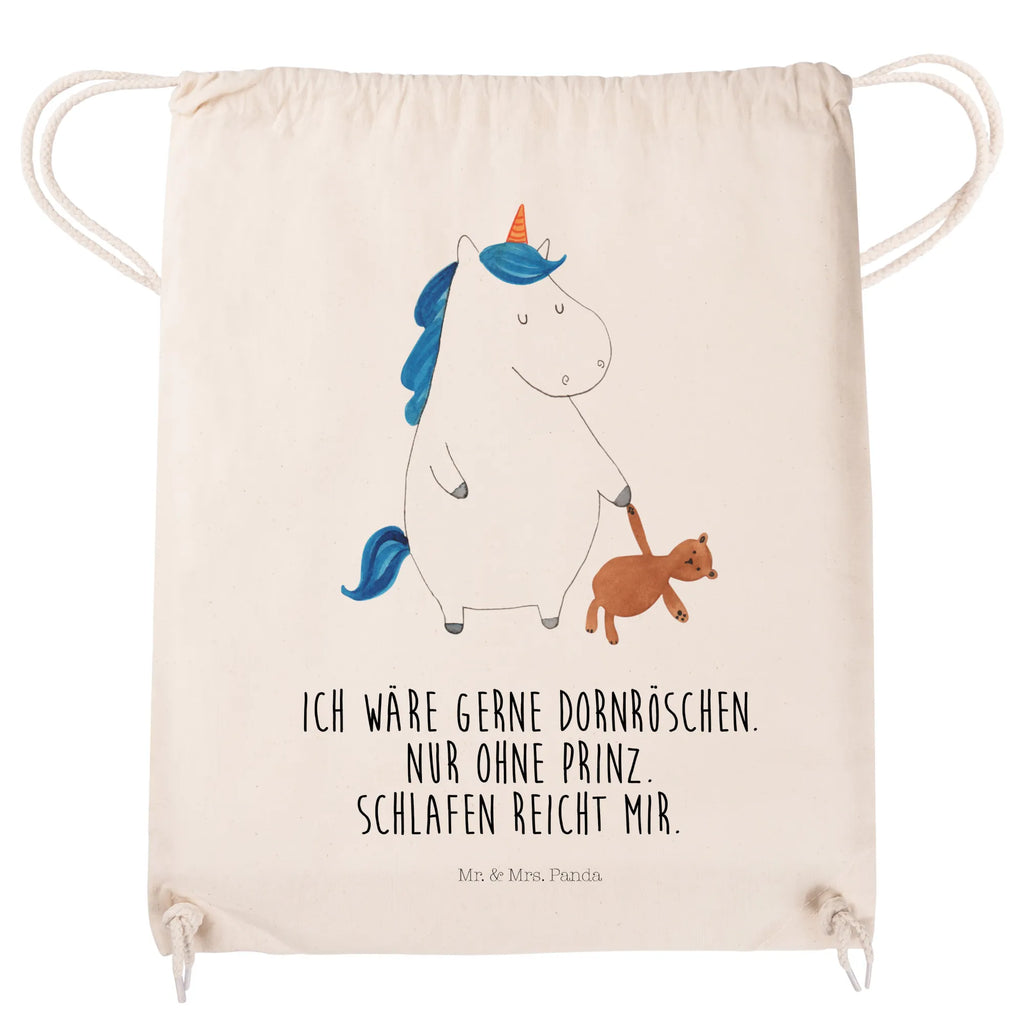 Drawstring bag unicorn teddy gym bag, sports bag, hipster, jute bag, bag, carrier bag, unicorn, unicorns, child present, sleep, bed, single life, child gift, Unicorn, single, dreaming, good night, girlfriend, sweet