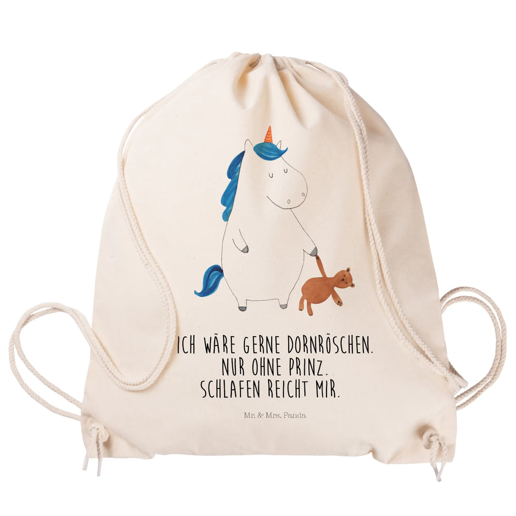 Drawstring bag unicorn teddy gym bag, sports bag, hipster, jute bag, bag, carrier bag, unicorn, unicorns, child present, sleep, bed, single life, child gift, Unicorn, single, dreaming, good night, girlfriend, sweet