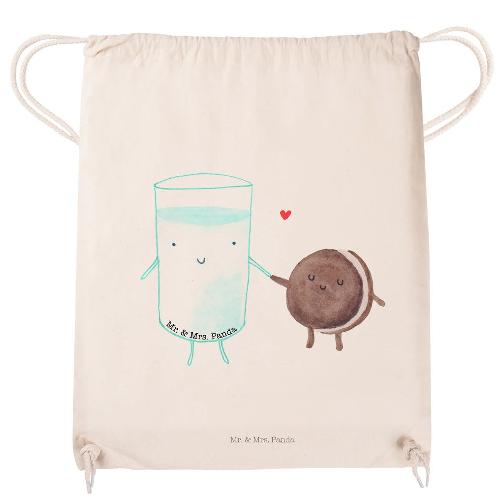 Drawstring bag milk biscuit jute bag, carrier bag, sports bag, bag, gym bag, hipster, small animals, cute, funny, cute animal motives, hand drawn, small world, funny sayings, good mood, happy, gifts, gift ideas, special gifts, animal lover, card, cookies, perfect couple, motif sweet, coffee, cookie, romantic, invitation breakfast, Milk, milk, biscuit
