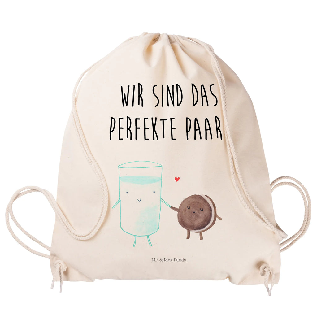 Drawstring bag milk biscuit jute bag, carrier bag, sports bag, bag, gym bag, hipster, small animals, cute, funny, cute animal motives, hand drawn, small world, funny sayings, good mood, happy, gifts, gift ideas, special gifts, animal lover, card, cookies, perfect couple, motif sweet, coffee, cookie, romantic, invitation breakfast, Milk, milk, biscuit