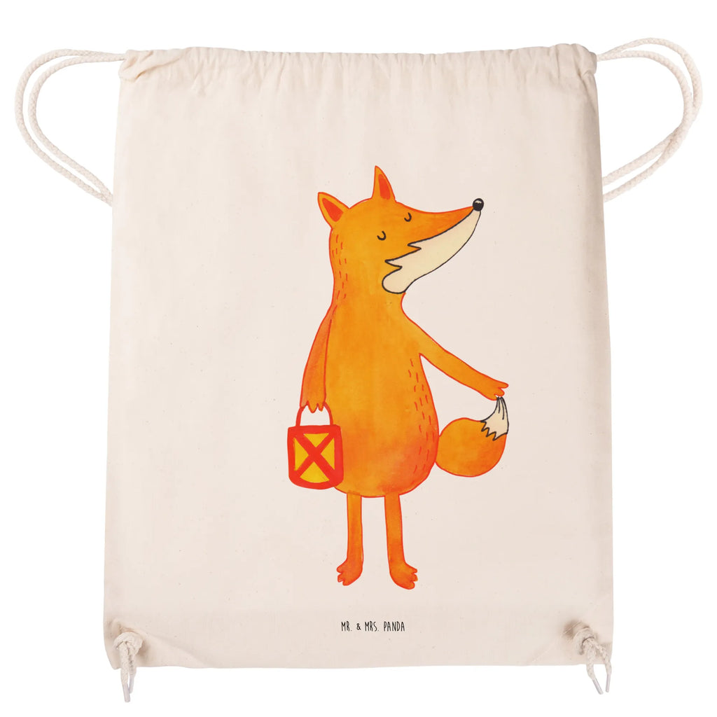 Drawstring bag Fox Lantern jute bag, gym bag, hipster, sports bag, bag, carrier bag, fox, foxes, forest wildlife, clever as a fox, animal lover, Caesar Otto Hugo Flaischlen, Saint Martin, Lantern, Lovesickness Spell, Fox, Spell comforting, Foxes, Lantern parade, Cheer up
