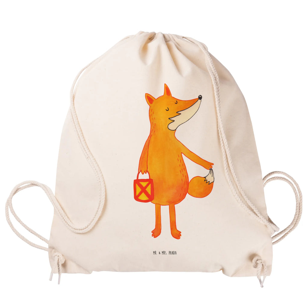 Drawstring bag Fox Lantern jute bag, gym bag, hipster, sports bag, bag, carrier bag, fox, foxes, forest wildlife, clever as a fox, animal lover, Caesar Otto Hugo Flaischlen, Saint Martin, Lantern, Lovesickness Spell, Fox, Spell comforting, Foxes, Lantern parade, Cheer up