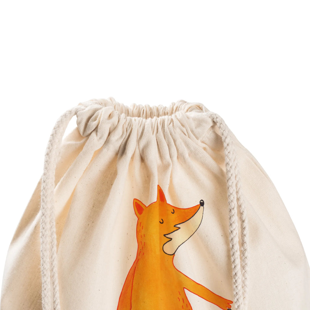 Drawstring bag Fox Lantern jute bag, gym bag, hipster, sports bag, bag, carrier bag, fox, foxes, forest wildlife, clever as a fox, animal lover, Caesar Otto Hugo Flaischlen, Saint Martin, Lantern, Lovesickness Spell, Fox, Spell comforting, Foxes, Lantern parade, Cheer up
