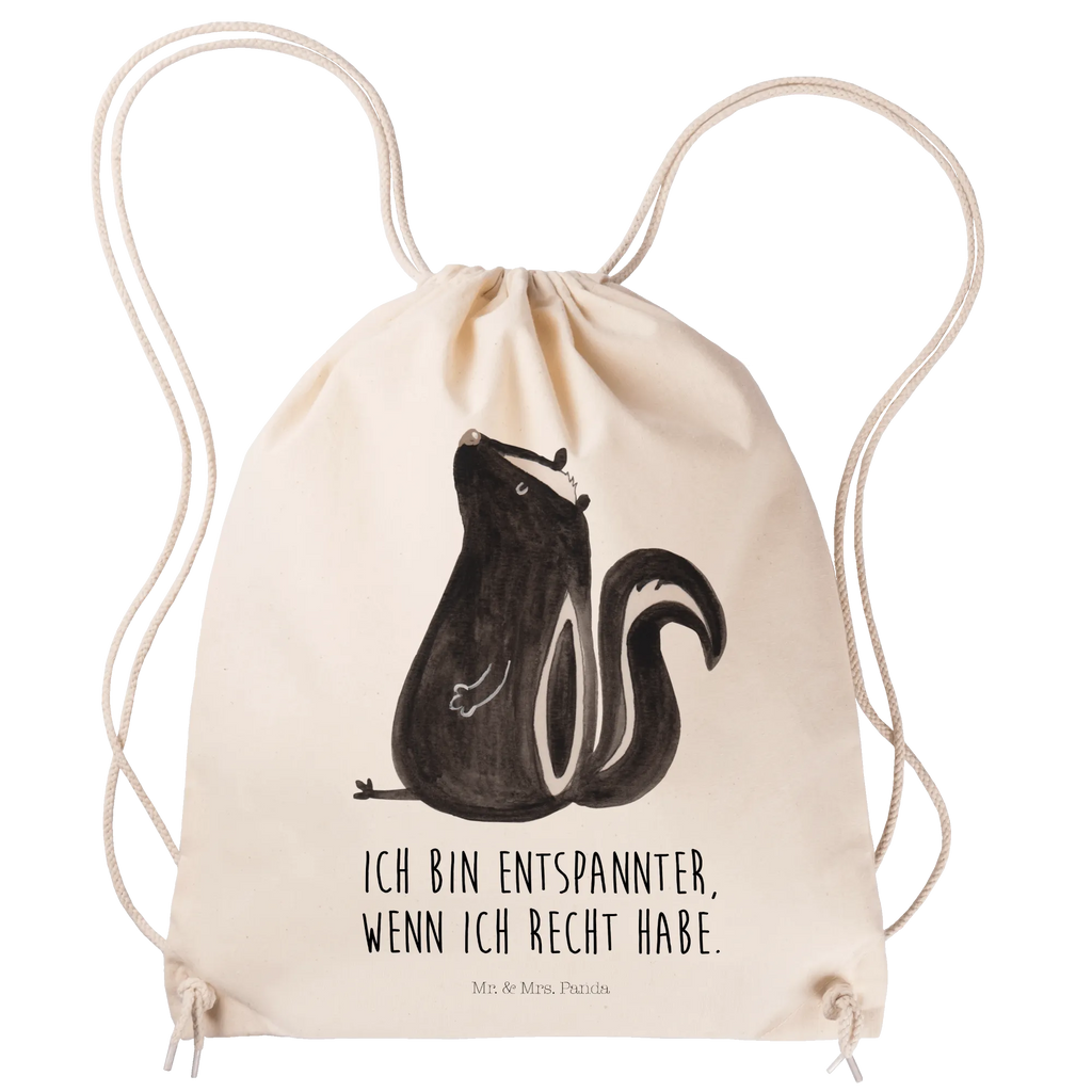 Torba sportowa skunks siedzenie Stinktier, Skunk