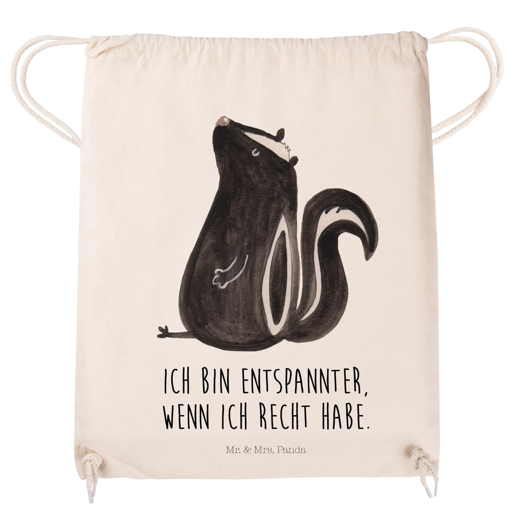 Torba sportowa skunks siedzenie Stinktier, Skunk