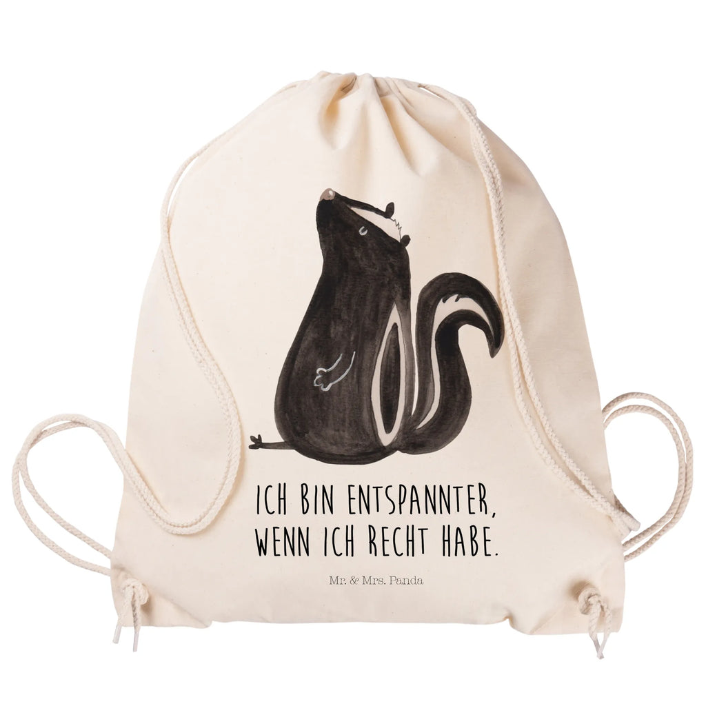 Torba sportowa skunks siedzenie Stinktier, Skunk