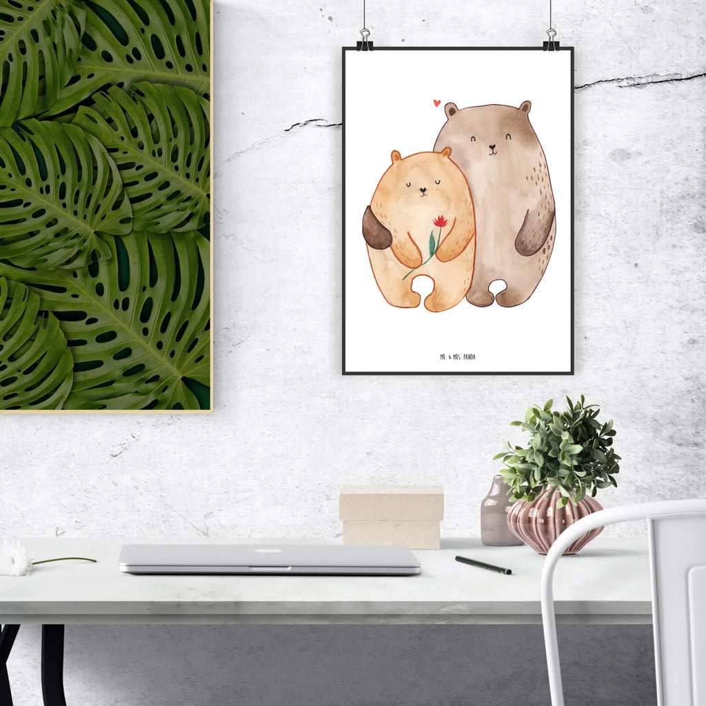 Poster Bears in love wanddeko, Bild, drucke, Wanddekoration, kunstposter, Kunstdruck, Deko Bild, kunstdruck poster, Poster, Posterdruck, Wandbild, Wandschmuck, kunst für die wand, Mr. & Mrs. Panda Poster, Wandposter, Plakat, grafikposter, wanddruck, Designposter, Bild für Wand, Wanddeko Bild, wandkunst, Hocheitstag, Heiratsantrag, Heiraten, Ehefrau, Ehemann, Partner, Verlobung, Jahrestag, Liebesgeschenk, Liebe, Freund, Freundin, Geschenk Hochzeit, Verliebt, Liebesbeweis, Geschenk Freund, Bären, Verheiratet, Bär, Verlobt, Geschenk Freundin, Hochzeitstag, Bärchen