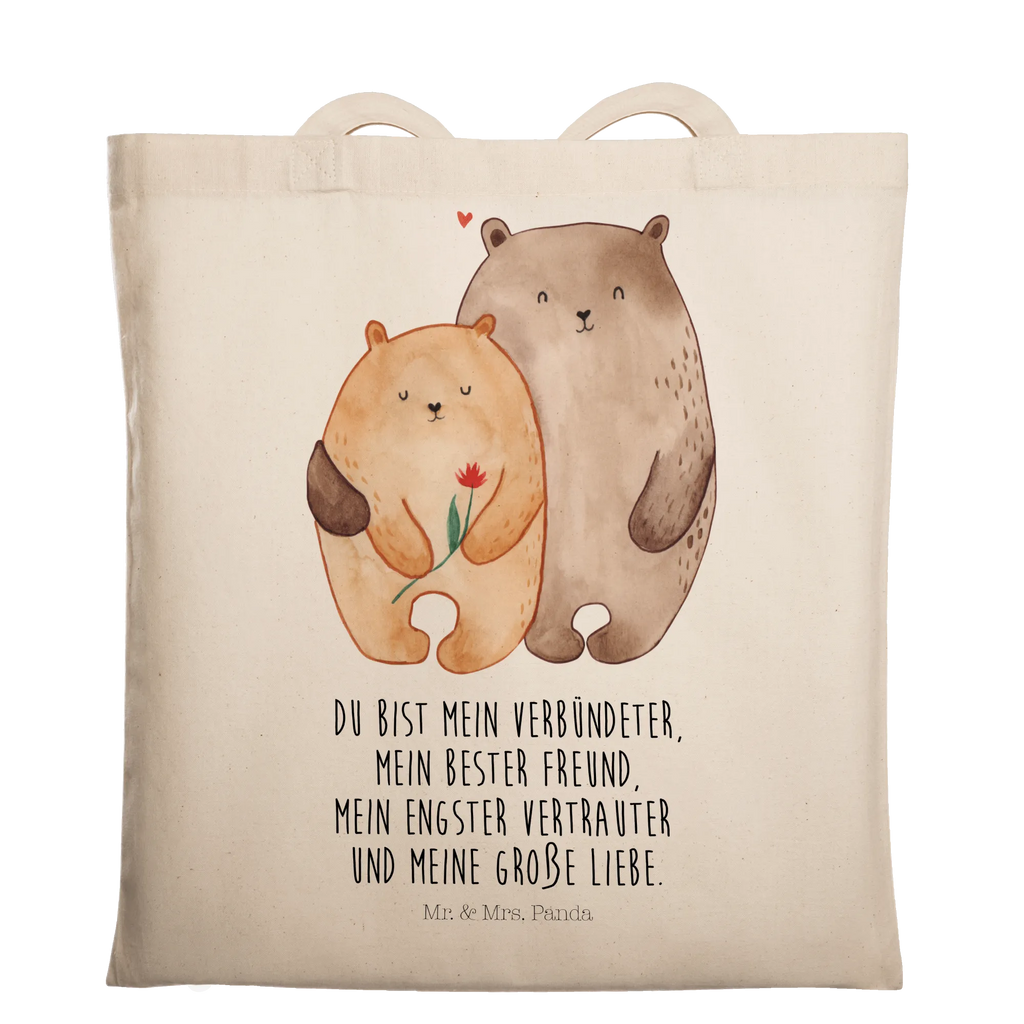 Tote bag Bears in love