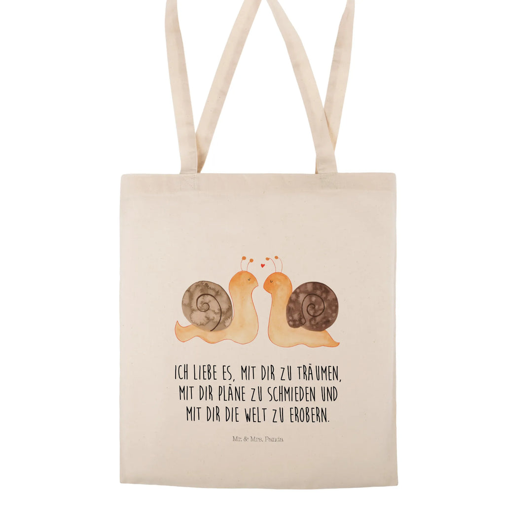 Tote bag Snails in love Strandtasche, Laptoptasche, Tragetasche, Schultertasche, Tasche, Beuteltasche, Umhängetasche, Jutetasche, Einkaufstasche, Badetasche, Stofftasche, Stoffbeutel, Einkaufstüte, Shopper, Beutel, Jutebeutel, Liebe, Partner, Freund, Freundin, Ehemann, Ehefrau, Heiraten, Verlobung, Heiratsantrag, Liebesgeschenk, Jahrestag, Hocheitstag