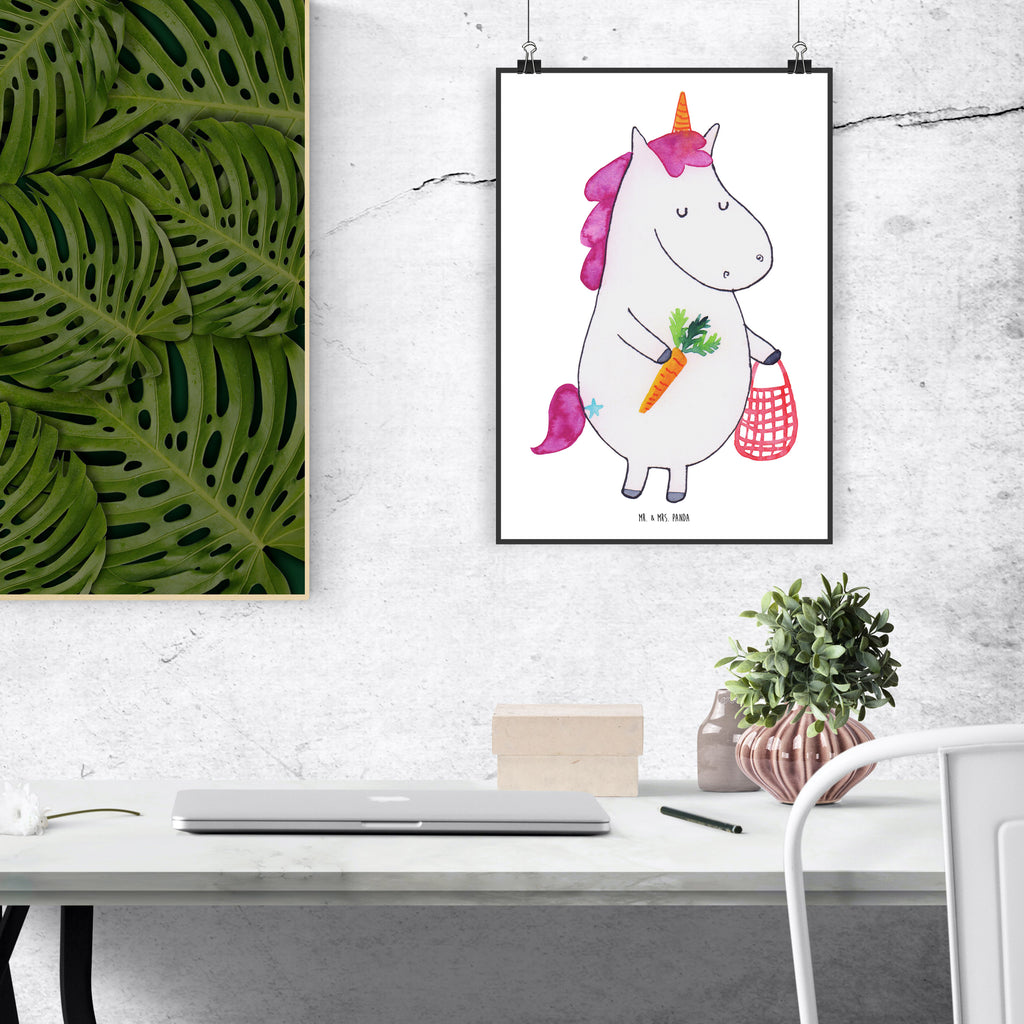 Poster Einhorn Vegan kunstposter, Wanddekoration, Bild, Posterdruck, grafikposter, Designposter, Poster, Bild für Wand, kunst für die wand, Plakat, Deko Bild, Wandschmuck, kunstdruck poster, wanddeko, Wandbild, Wandposter, wandkunst, drucke, wanddruck, Kunstdruck, Wanddeko Bild, Mr. & Mrs. Panda Poster, Einhorn Deko, Einhörner, Einhorn, Unicorn, Vegan, Veganer, Rohkost, Gesund Leben, Veganismus, Vegetariar, Gesund essen