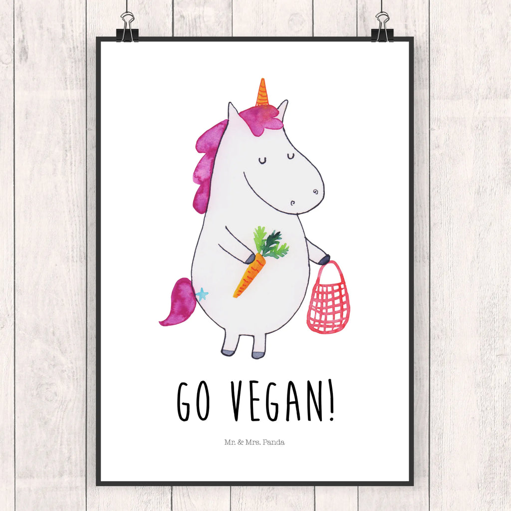 Poster Einhorn Vegan kunstposter, Wanddekoration, Bild, Posterdruck, grafikposter, Designposter, Poster, Bild für Wand, kunst für die wand, Plakat, Deko Bild, Wandschmuck, kunstdruck poster, wanddeko, Wandbild, Wandposter, wandkunst, drucke, wanddruck, Kunstdruck, Wanddeko Bild, Mr. & Mrs. Panda Poster, Einhorn Deko, Einhörner, Einhorn, Unicorn, Vegan, Veganer, Rohkost, Gesund Leben, Veganismus, Vegetariar, Gesund essen