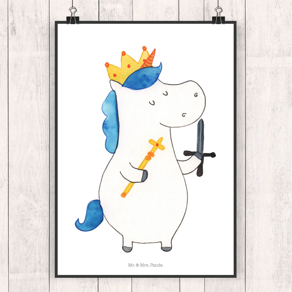 Poster unicorn king with sword kunstdruck poster, Wandschmuck, kunstposter, Mr. & Mrs. Panda Poster, wanddruck, wandkunst, drucke, Deko Bild, wanddeko, Wanddeko Bild, Kunstdruck, Wandbild, Plakat, Poster, Wanddekoration, grafikposter, kunst für die wand, Wandposter, Designposter, Bild für Wand, Posterdruck, Bild, Einhorn Deko, Einhörner, Einhorn, Unicorn, Mittelalter, König, Ritter
