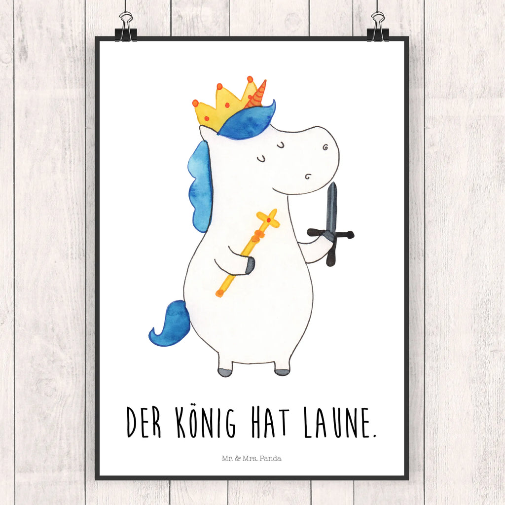 Poster unicorn king with sword kunstdruck poster, Wandschmuck, kunstposter, Mr. & Mrs. Panda Poster, wanddruck, wandkunst, drucke, Deko Bild, wanddeko, Wanddeko Bild, Kunstdruck, Wandbild, Plakat, Poster, Wanddekoration, grafikposter, kunst für die wand, Wandposter, Designposter, Bild für Wand, Posterdruck, Bild, Einhorn Deko, Einhörner, Einhorn, Unicorn, Mittelalter, König, Ritter