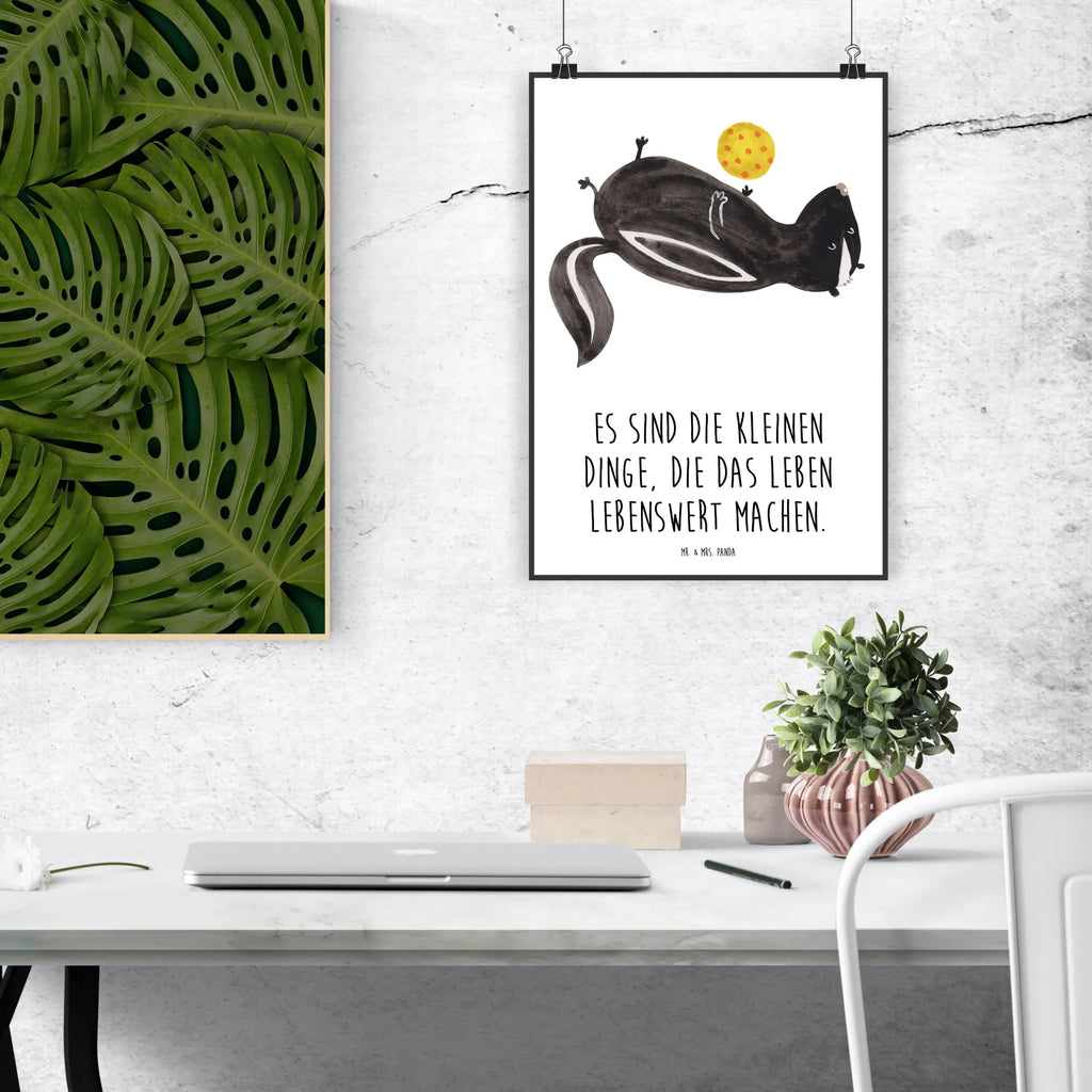 Poster Stinktier Ball wandkunst, Wanddeko Bild, Bild, Mr. & Mrs. Panda Poster, drucke, Kunstdruck, Wanddekoration, Poster, kunst für die wand, Wandposter, grafikposter, Deko Bild, kunstdruck poster, Wandbild, kunstposter, Designposter, wanddeko, Plakat, wanddruck, Bild für Wand, Wandschmuck, Posterdruck, Stinktier, Skunk, Stinki, Weisheit, Stinker, Wildtier, Verspielt, Raubtier