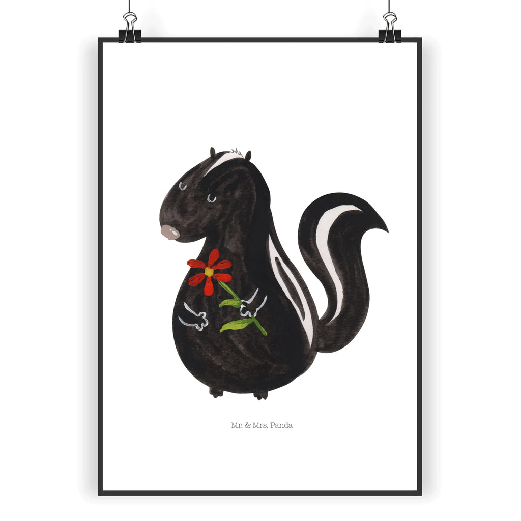 Poster skunk flower kunst für die wand, Plakat, Bild für Wand, grafikposter, Deko Bild, Bild, Mr. & Mrs. Panda Poster, drucke, wandkunst, Wanddeko Bild, Wandposter, Kunstdruck, Wandschmuck, Wandbild, wanddruck, Wanddekoration, kunstposter, Poster, wanddeko, kunstdruck poster, Designposter, Posterdruck, Stinktier, Skunk, Raubtier, Stinker, Tagträumer, Träume, Verträumt, Stinki, Wildtier, Dreams
