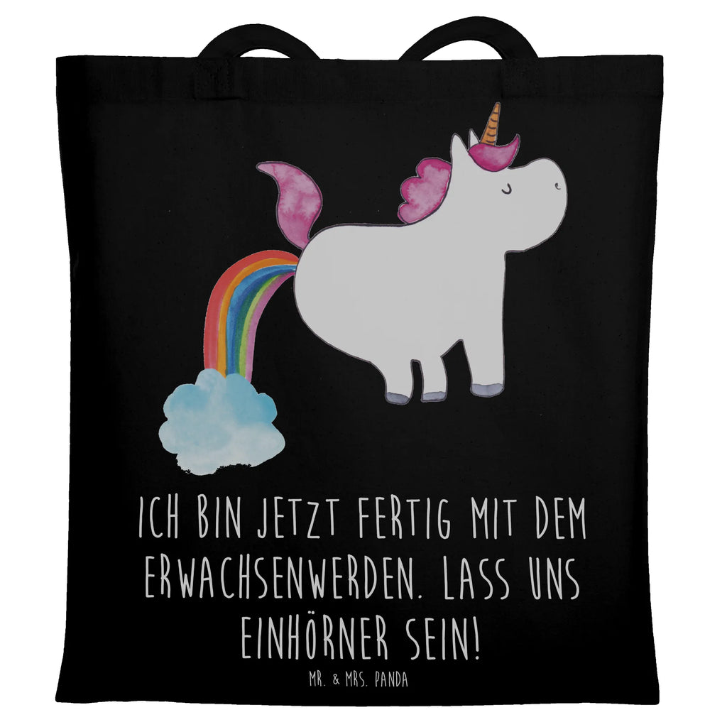 Tote bag unicorn fart Strandtasche, Shopper, Jutebeutel, Beutel, Umhängetasche, Tasche, Einkaufstasche, Einkaufstüte, Schultertasche, Laptoptasche, Stofftasche, Stoffbeutel, Jutetasche, Beuteltasche, Tragetasche, Badetasche, Einhorn, Einhörner, Einhorn Deko, Unicorn, Einhornpower, Pups, Regenbogen, lustig, Glitzer, Freundin, Erwachsenwerden, Spaß