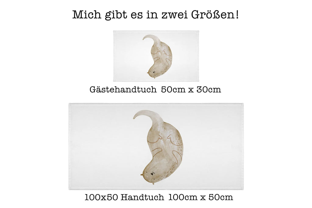 Hand towel otter upside down children, baby, big, bath towel, towels, Towel, bathroom, otter, marten, sea otter, European otter, water mammal, aquatic animal, baby otter, predator, water, otter gifts, animal lover, gift ideas for animal lovers, animal, mammal, water animal, gifts for people in love, Otter Sea Otter Lake Otter