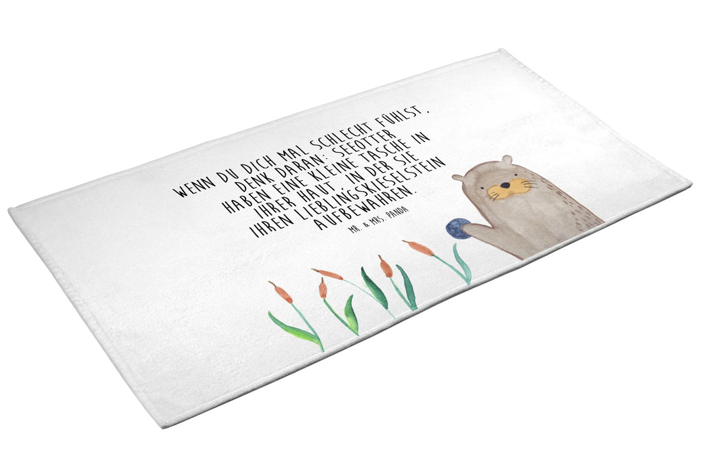 Hand towel otter Stone bathroom, big, bath towel, Towel, children, baby, towels, otter, marten, sea otter, European otter, water mammal, aquatic animal, baby otter, predator, water, otter gifts, animal lover, gift ideas for animal lovers, animal, mammal, water animal, gifts for people in love, Otter Sea Otter Lake Otter
