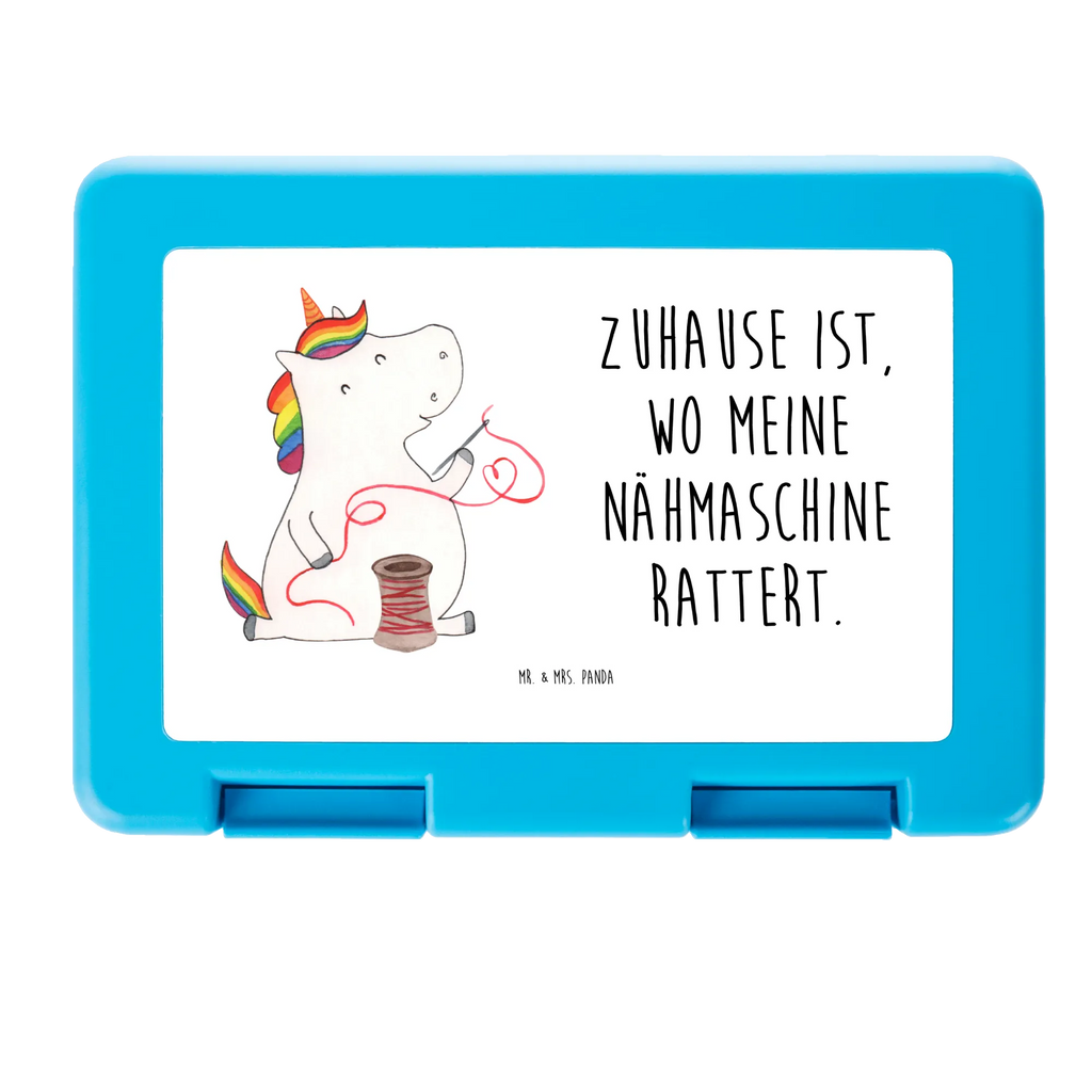 Pudełko na kanapki Jednorożec krawcowa Brotbox, Snackbox, Lunch box, Butterbrotdose, Brotzeitbox, Einhorn, Einhörner, Einhorn Deko, Unicorn, Näherin, nähen, Mädchen, Freundin, Häkeln, Stricken, basteln, Nähzimmer
