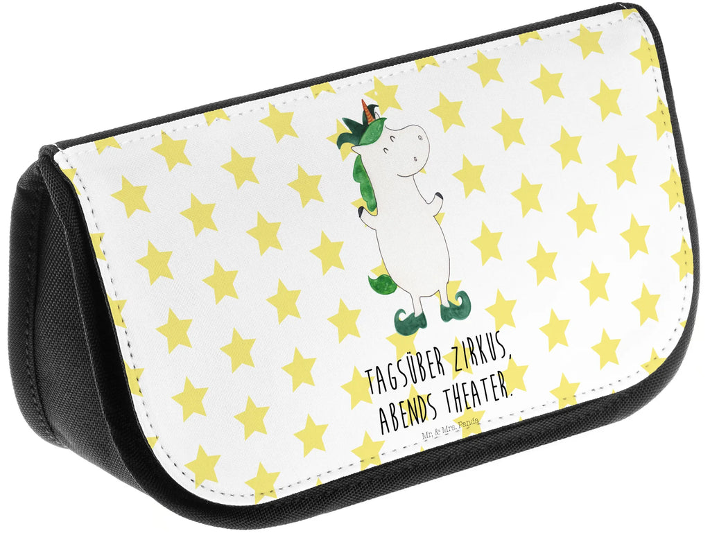 Cosmetics bag unicorn joker Cosmetics, Toilet bag, Make-up bag, Sludge bag, Bag, Cosmetic bag, Mudflap case, Wallet, unicorn, unicorns, Court Jester, Unicorn, Punch, Juggler, Middle Ages