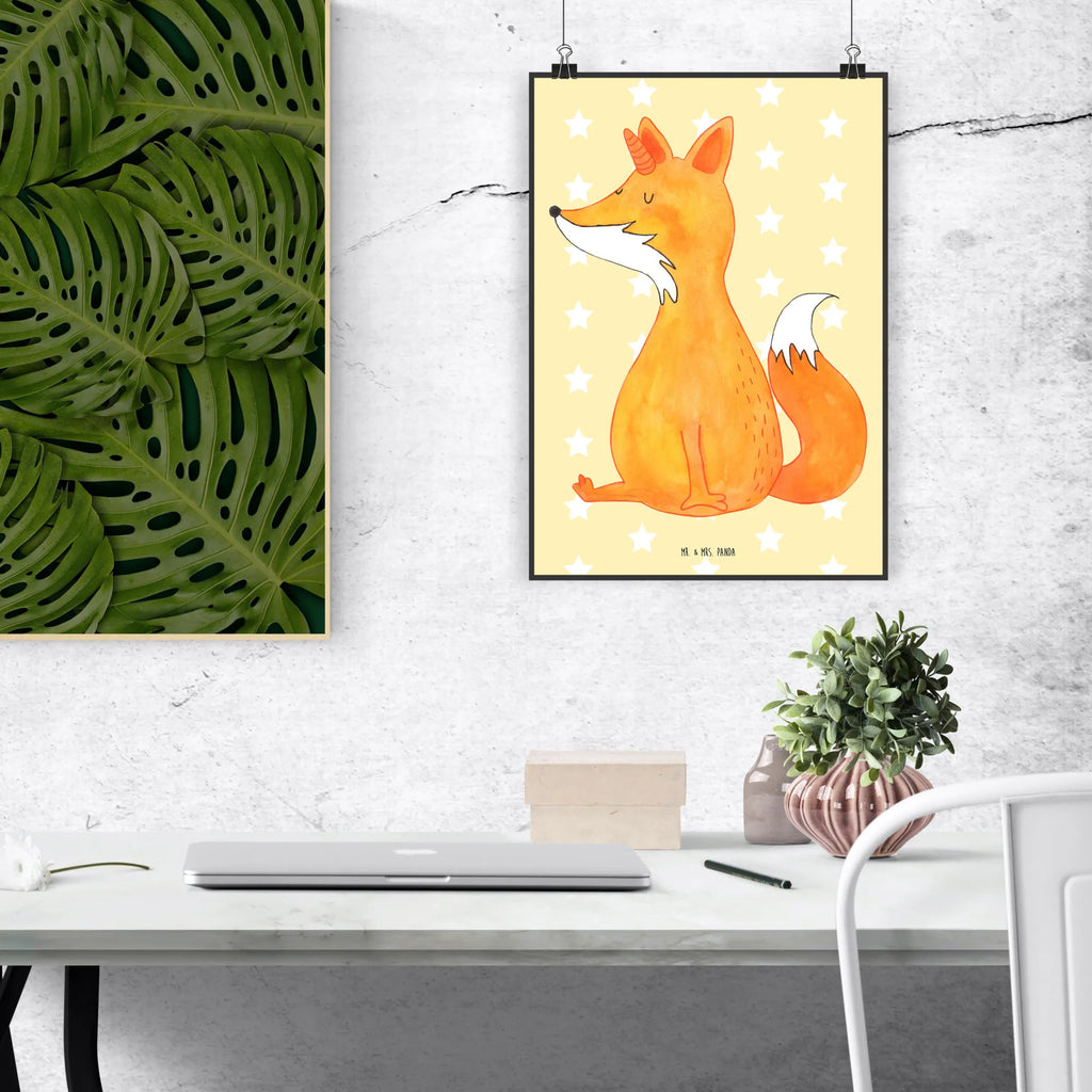 Plakat Jednorożec lis kunstposter, Wanddekoration, Wandschmuck, Bild, Mr. & Mrs. Panda Poster, Bild für Wand, Poster, kunst für die wand, drucke, Posterdruck, Wandbild, Deko Bild, wandkunst, Wandposter, Wanddeko Bild, Designposter, Plakat, kunstdruck poster, grafikposter, Kunstdruck, wanddeko, wanddruck, Einhorn Deko, Einhörner, Einhorn, Unicorn, Fuchshörnchen, Fuchshorn, Fuchs, Füchse, Unicorns, Foxycorn